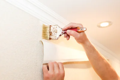 Pose de papier peint à Vievy-le-Rayé — revêtements muraux et toiles de verre
